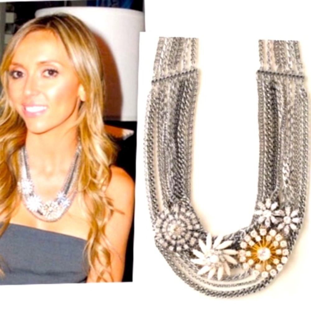 Stella & Dot | Multi Chain Metropolitan Crystal Jeweled NEW Statement Ne… - Picture 3 of 11